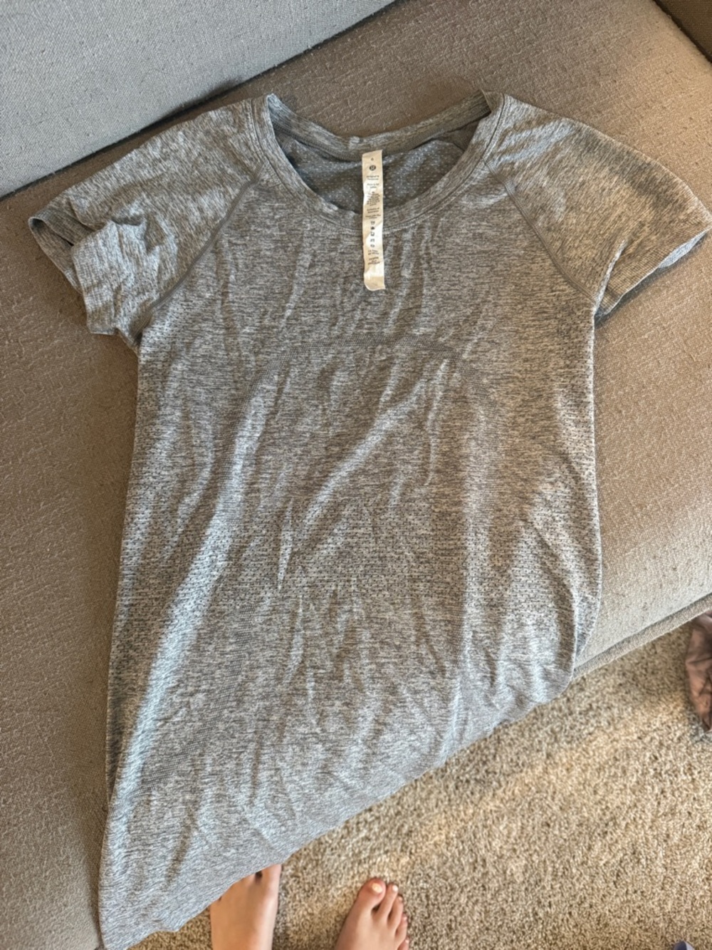 Grey Short Sleeve full length